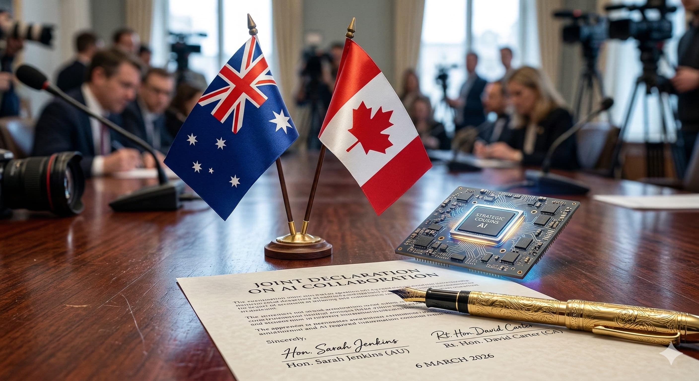 Australia and Canada Form 'Strategic Cousins' Alliance to Ensure AI Doesn't Over-Apologise