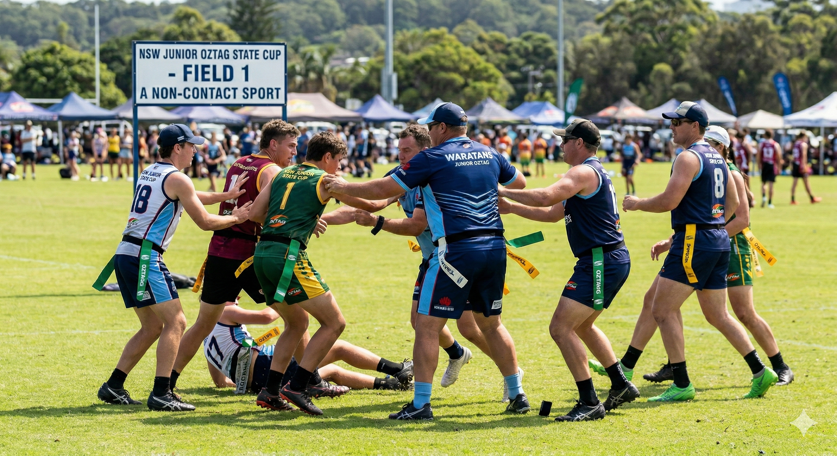 UFC-style action at OzTag Junior State Cup