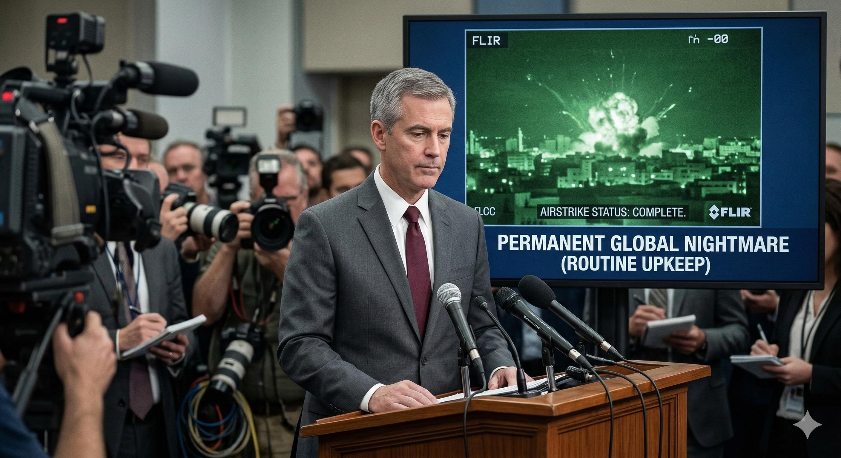 Pentagon Clarifies That Bombing Iran Is Just Routine Maintenance Of Permanent Global Nightmare